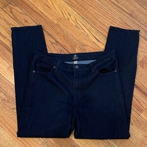 Just Black Women's Skinny Leg Jeans - Dark Blue